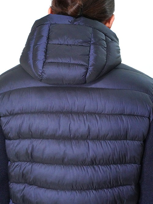 SSEINSE インサレーション フードジャケット-Navy