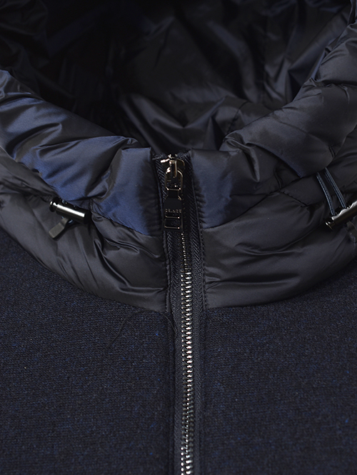 SSEINSE インサレーション フードジャケット-Navy