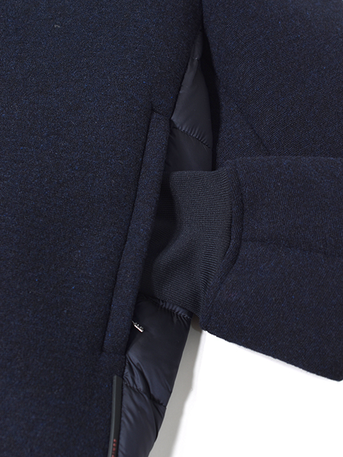 SSEINSE インサレーション フードジャケット-Navy