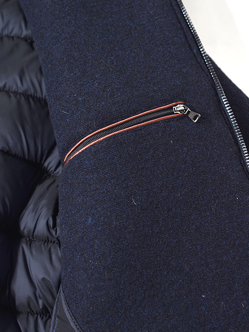 SSEINSE インサレーション フードジャケット-Navy