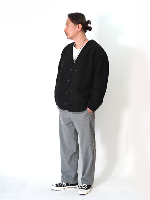 SALUTE HELM　ボア カーデジャケット - Black (85508)