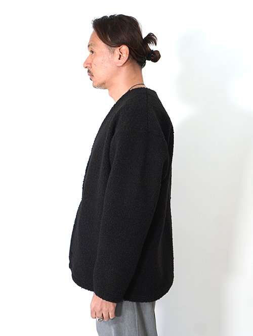 SALUTE HELM　ボア カーデジャケット - Black (85508)