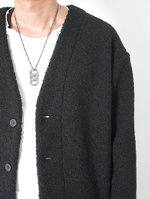 SALUTE HELM　ボア カーデジャケット - Black (85508)