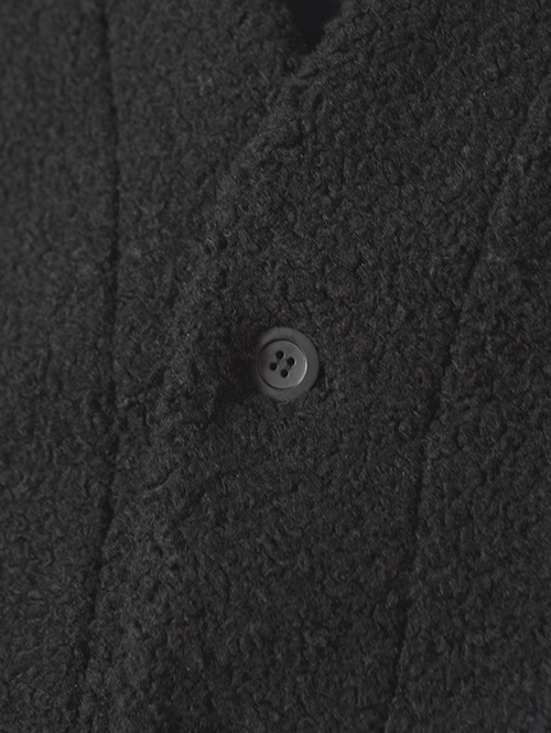 SALUTE HELM　ボア カーデジャケット - Black (85508)