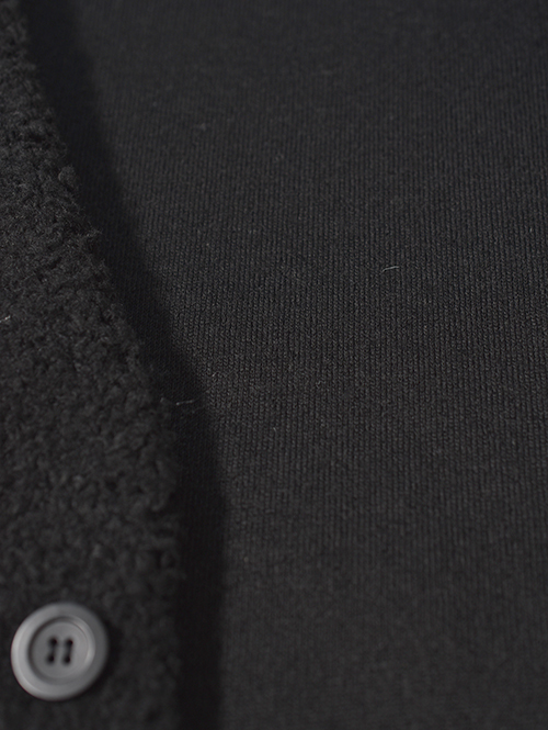 SALUTE HELM　ボア カーデジャケット - Black (85508)