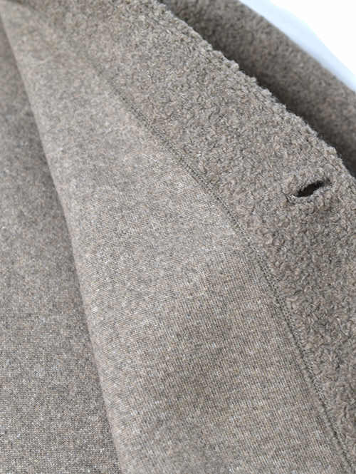 SALUTE HELM　ボア カーデジャケット -  Greige (85508)