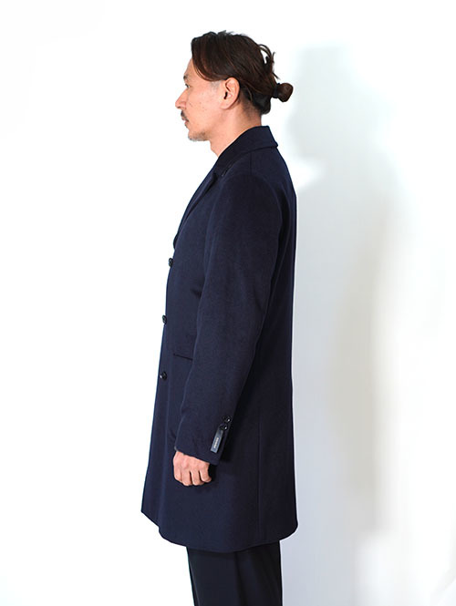 SSEINSE ダブルウールコート- Navy