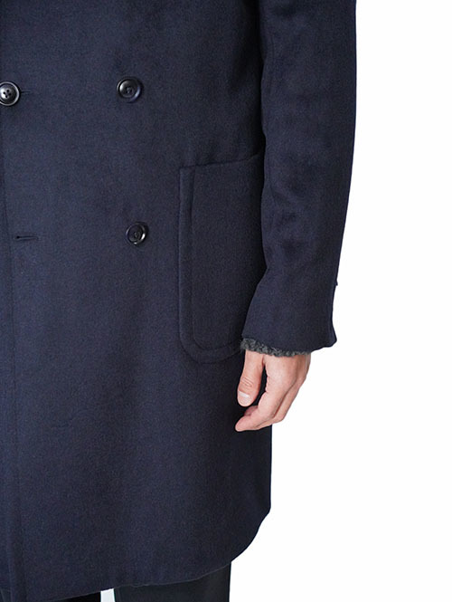 SSEINSE ダブルウールコート- Navy