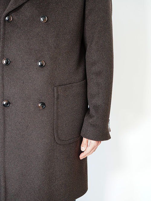 SSEINSE ダブルウールコート- Brown