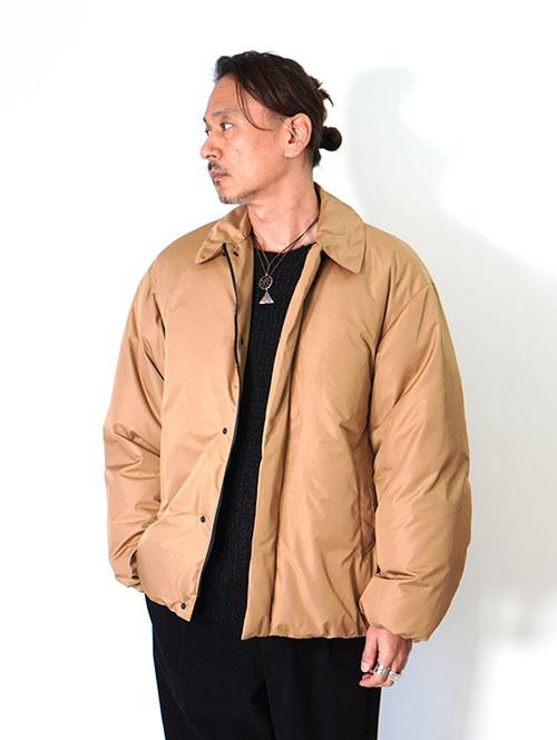 LA MOND  SOUTIEN COLLAR DOWN JACKET - Camel