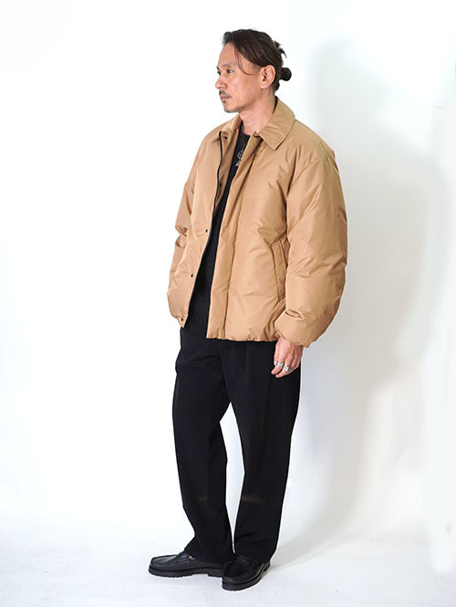 LA MOND  SOUTIEN COLLAR DOWN JACKET - Camel