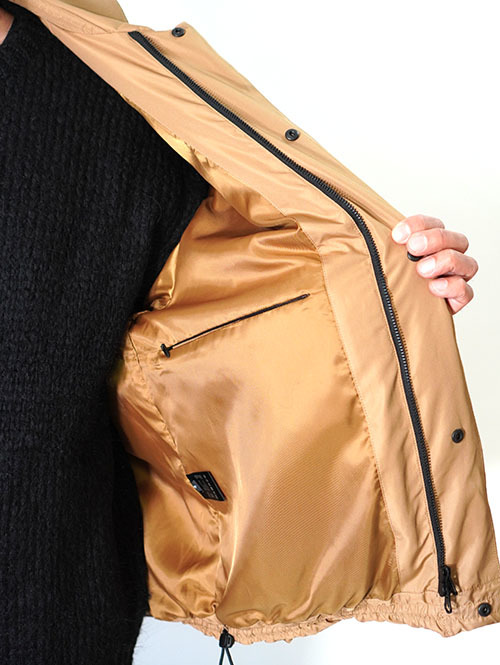 LA MOND  SOUTIEN COLLAR DOWN JACKET - Camel