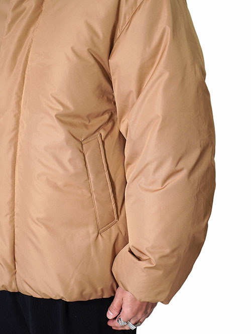 LA MOND  SOUTIEN COLLAR DOWN JACKET - Camel