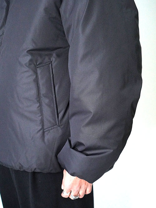 LA MOND  SOUTIEN COLLAR DOWN JACKET - Black