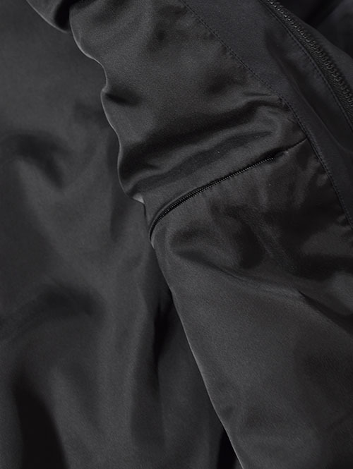 LA MOND  SOUTIEN COLLAR DOWN JACKET - Black