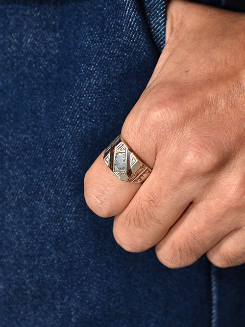 TOUAREG SILVER  エボニーウッド Ring