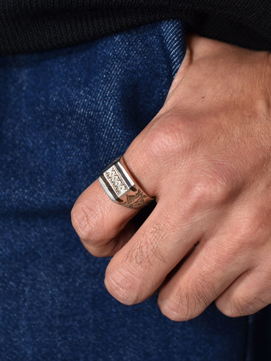 TOUAREG SILVER  エボニーウッド Ring