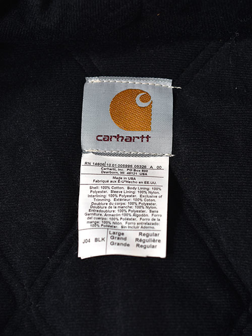 Carhartt デッドストック　Made In USA Flannel-Lined Active Jac J140