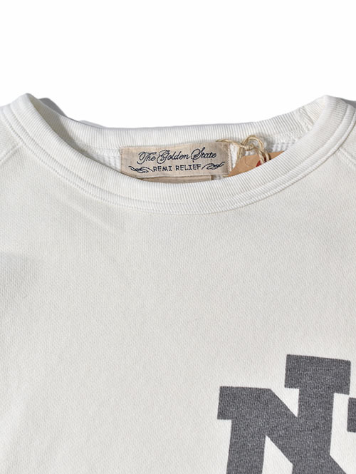 REMI RELIEF　Wフェイススウェットクルー