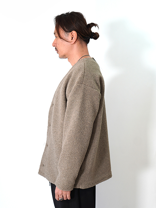 SALUTE HELM　ボア カーデジャケット -  Greige (85508) 再入荷