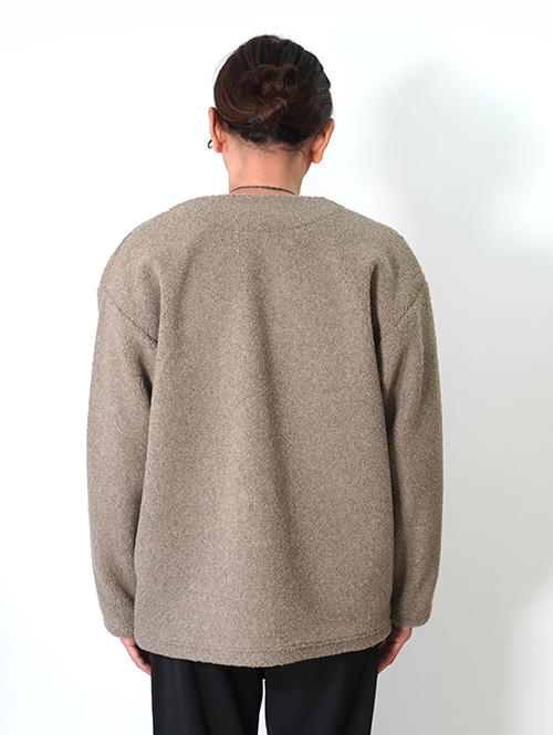 SALUTE HELM　ボア カーデジャケット -  Greige (85508) 再入荷