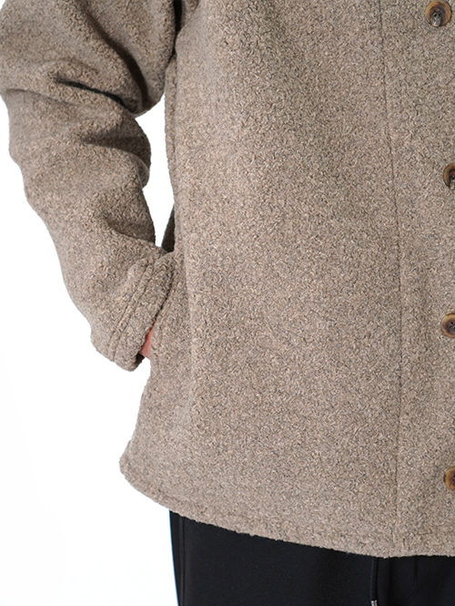 SALUTE HELM　ボア カーデジャケット -  Greige (85508) 再入荷