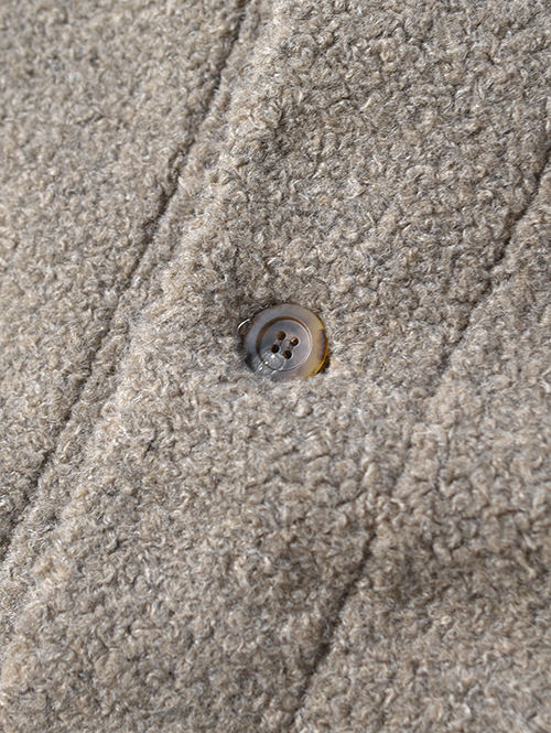 SALUTE HELM　ボア カーデジャケット -  Greige (85508) 再入荷