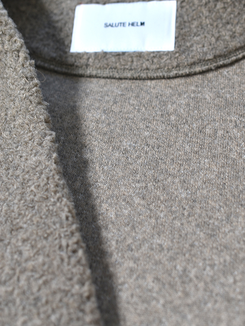 SALUTE HELM　ボア カーデジャケット -  Greige (85508) 再入荷