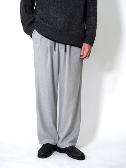 LA MOND   CASHMERE TOUCH STANDARD WIDE PANT - Gray