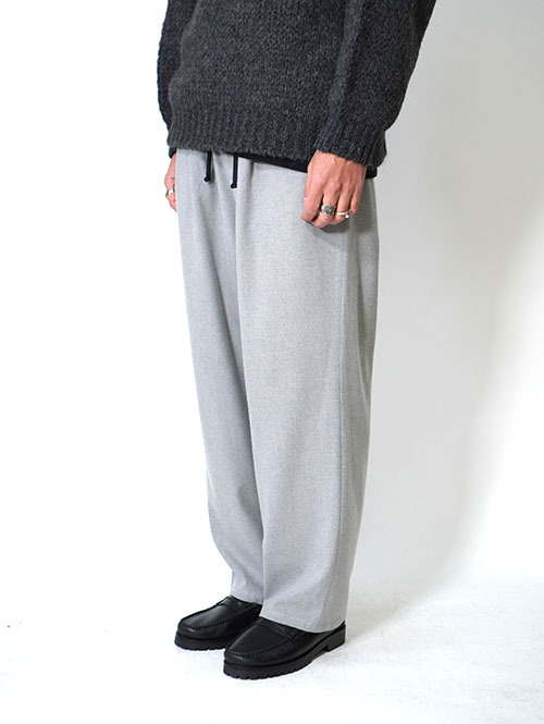 LA MOND   CASHMERE TOUCH STANDARD WIDE PANT - Gray