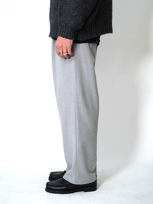 LA MOND   CASHMERE TOUCH STANDARD WIDE PANT - Gray