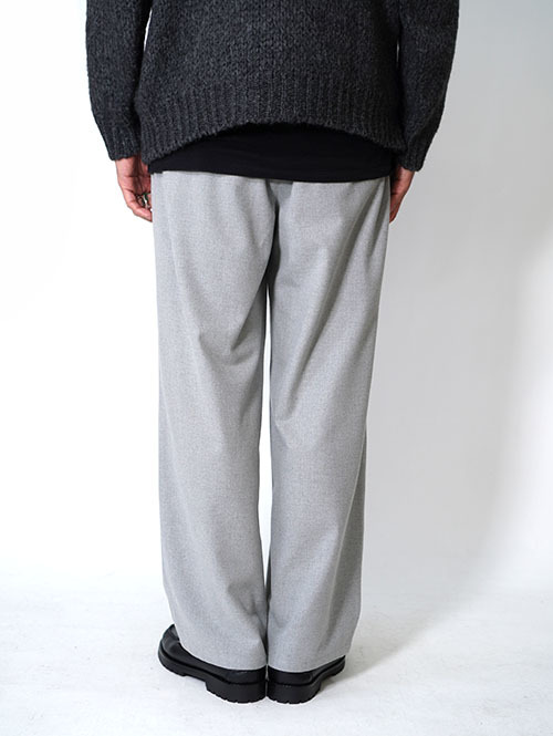 LA MOND   CASHMERE TOUCH STANDARD WIDE PANT - Gray
