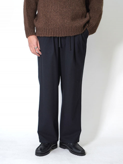LA MOND   CASHMERE TOUCH STANDARD WIDE PANT - Black