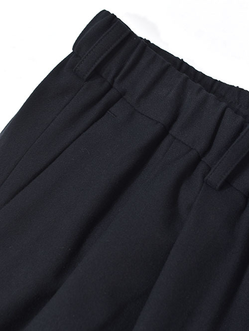 LA MOND   CASHMERE TOUCH STANDARD WIDE PANT - Black