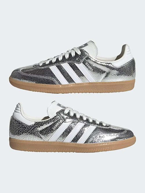 Adidas Originals SAMBA OG W (JR0035) Silver Metallic シルバーメタリック