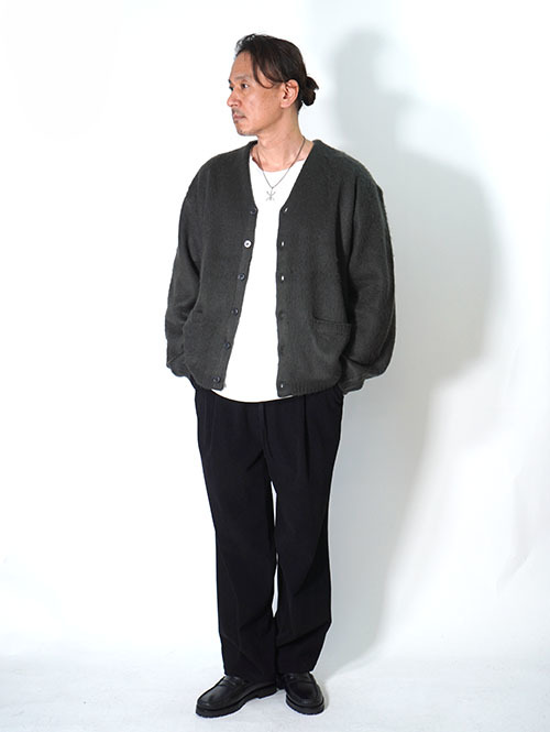 TOWNCRAFT / SOLID SHAGGY Cardigan