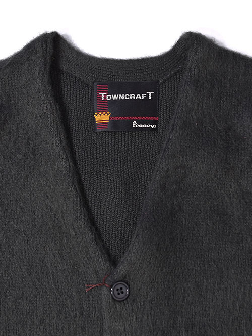TOWNCRAFT / SOLID SHAGGY Cardigan