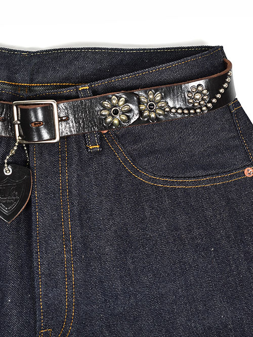 HTC Belt #25 Turquoise 1.25 W/End  Black/Silver/Black	 	