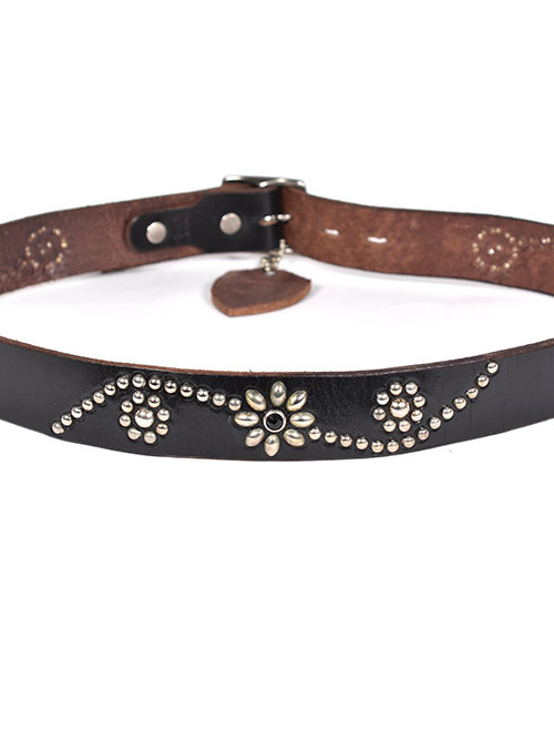 HTC Belt #25 Turquoise 1.25 W/End  Black/Silver/Black	 	