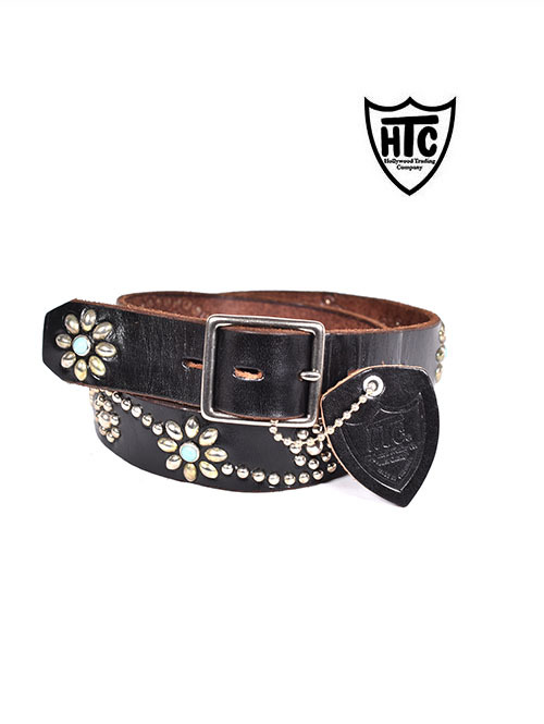 HTC Belt #25 Turquoise 1.25 W/End  Black/Sliver/Turquoise	 	