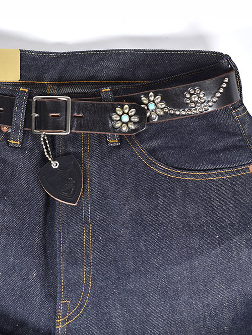 HTC Belt #25 Turquoise 1.25 W/End  Black/Sliver/Turquoise	 	