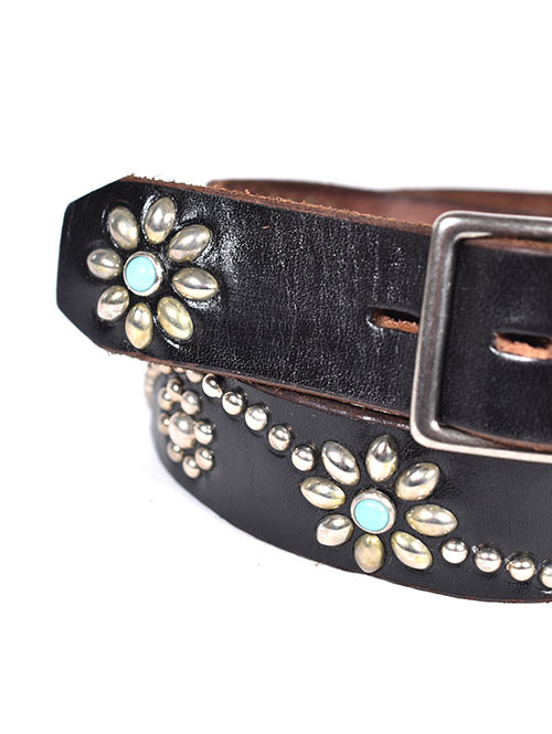 HTC Belt #25 Turquoise 1.25 W/End  Black/Sliver/Turquoise	 	