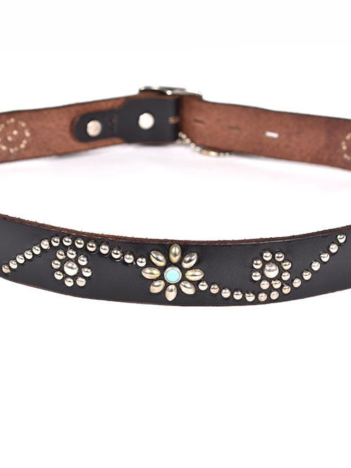 HTC Belt #25 Turquoise 1.25 W/End  Black/Sliver/Turquoise	 	