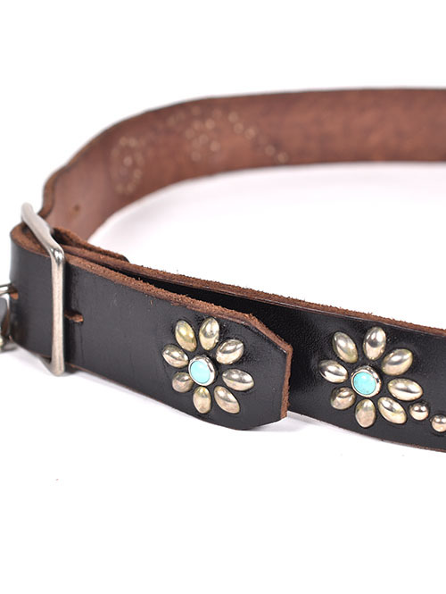 HTC Belt #25 Turquoise 1.25 W/End  Black/Sliver/Turquoise	 	