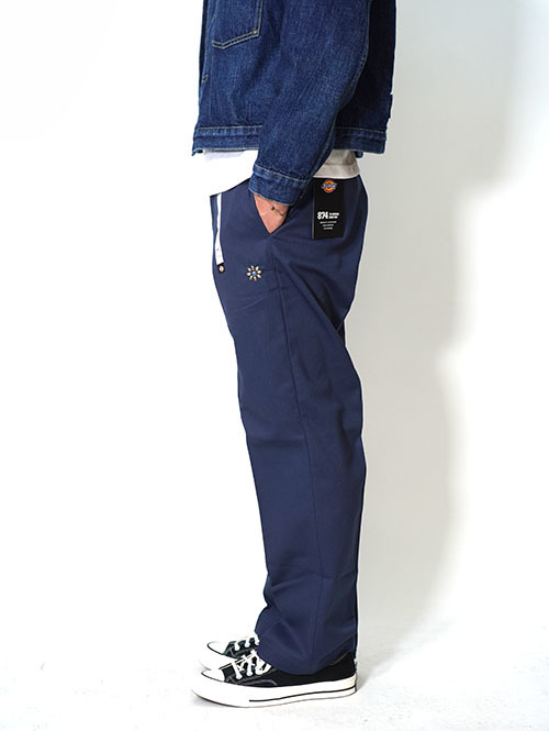 HTC Dickies Pants #Flower Stone - Navy