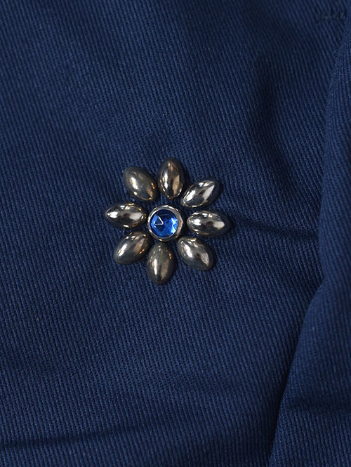 HTC Dickies Pants #Flower Stone - Navy