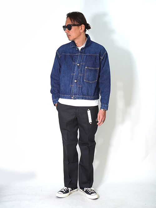 HTC Dickies Pants #Flower Stone - Black