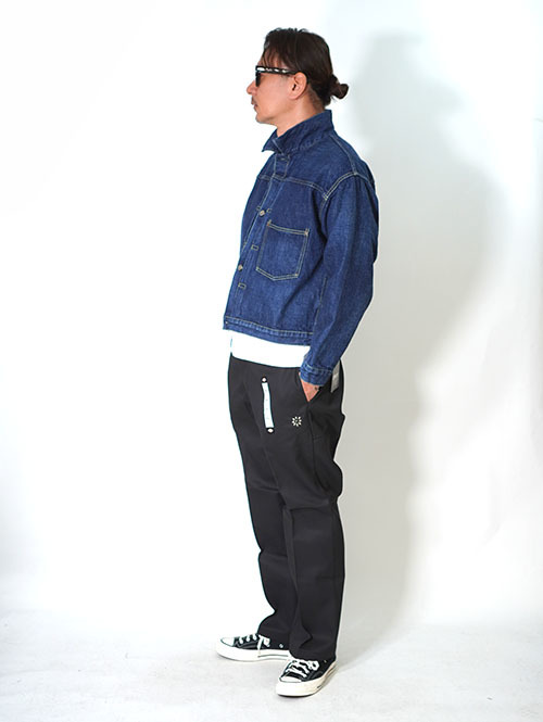 HTC Dickies Pants #Flower Stone - Black