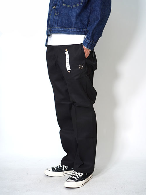 HTC Dickies Pants #Flower Stone - Black