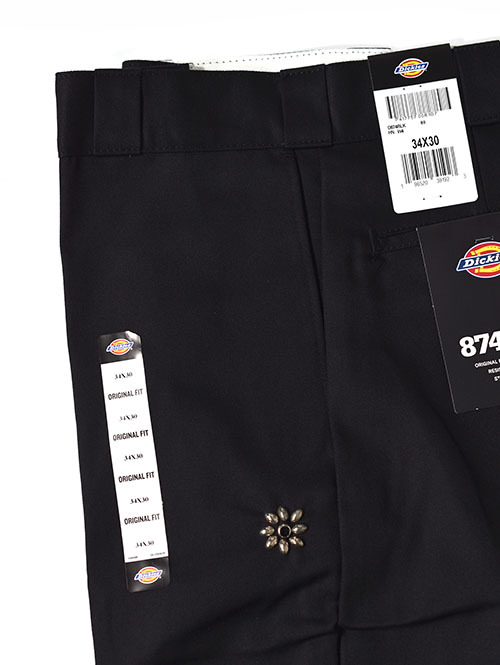 HTC Dickies Pants #Flower Stone - Black